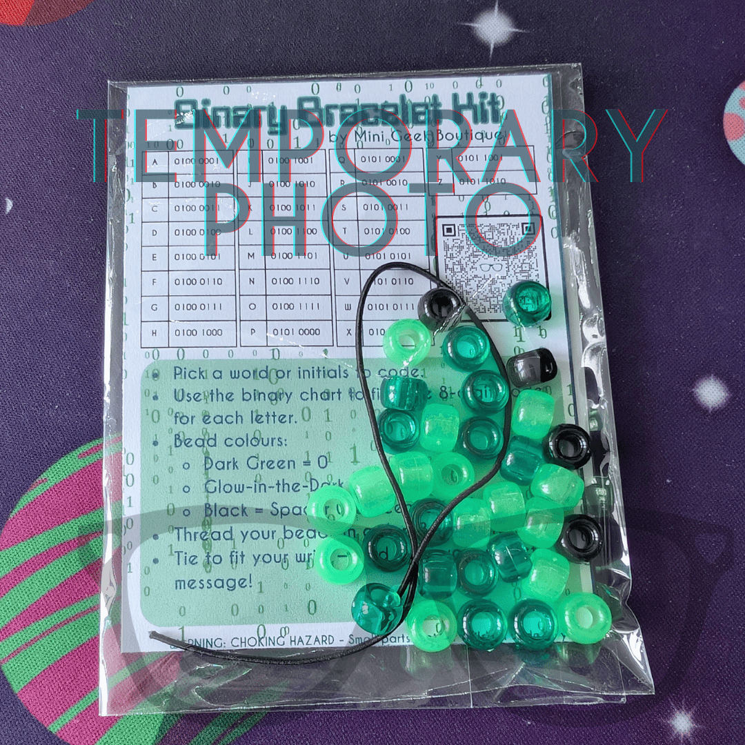 Binary Bracelet Kit - Mini Geek Boutique