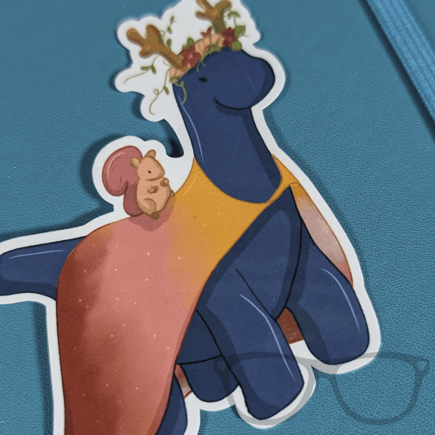 Brenda the Druid Brachiosaurus Dinosaur Vinyl Sticker - Mini Geek Boutique