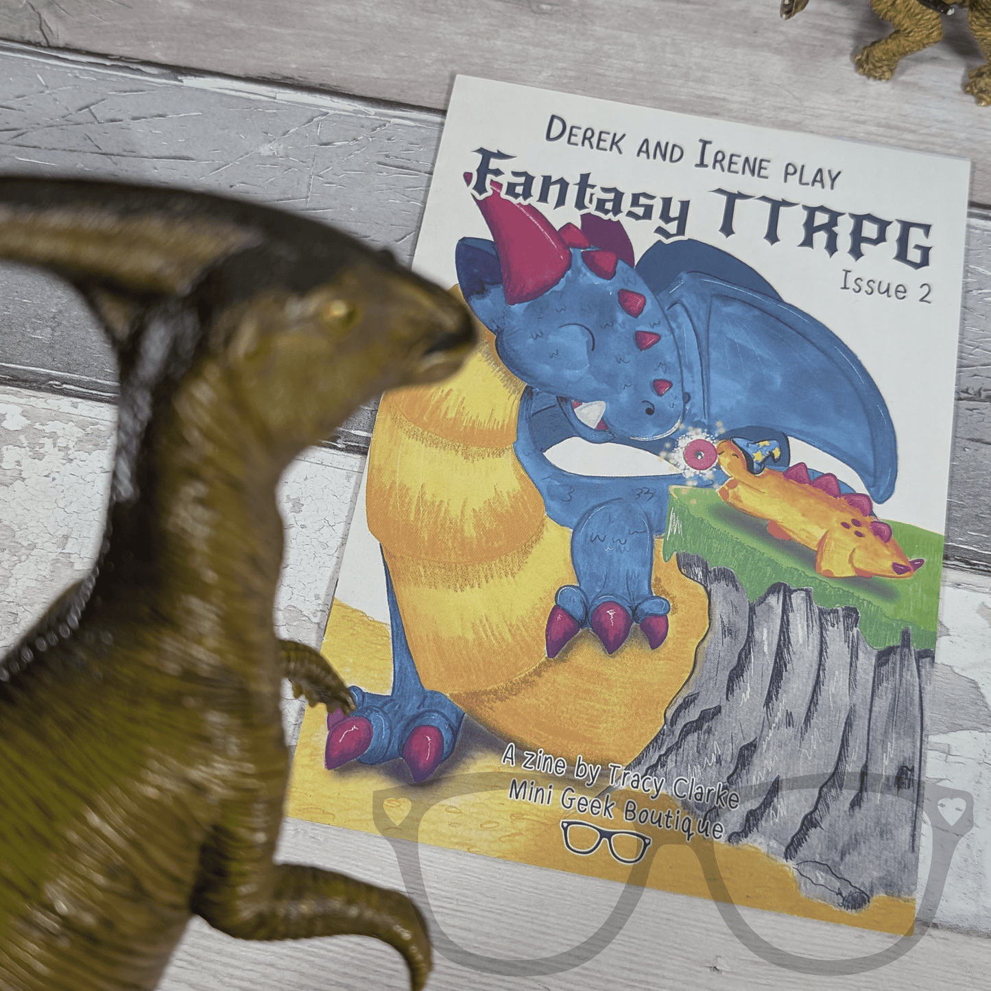 Dinos and Dice Bundle Letter box Activity box - Mini Geek Boutique