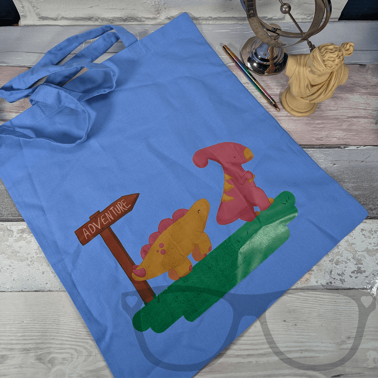 Dinosaur Adventure Cotton Tote Bag - Mini Geek Boutique