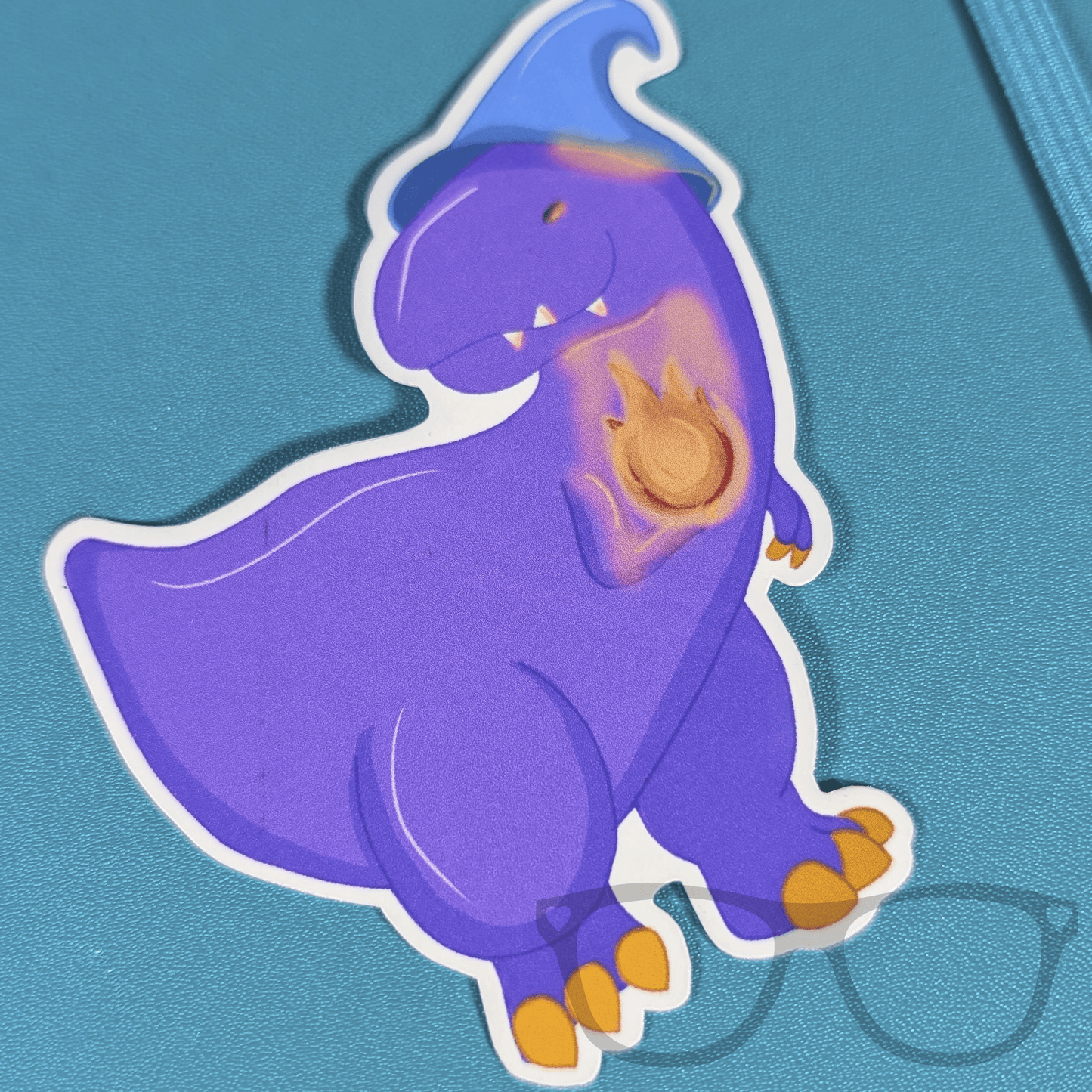 Dinosaur vinyl sticker Mr Bolan the T.rex Wizard - Mini Geek Boutique