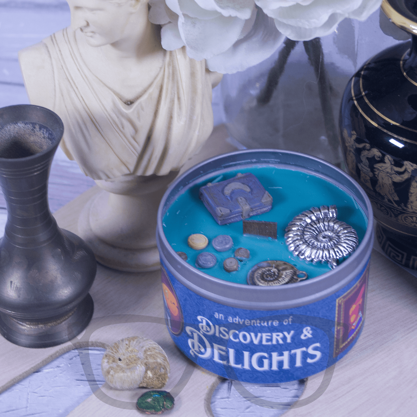 Discovery and Delights Candle by MGB and Chaos Curios - Mini Geek Boutique
