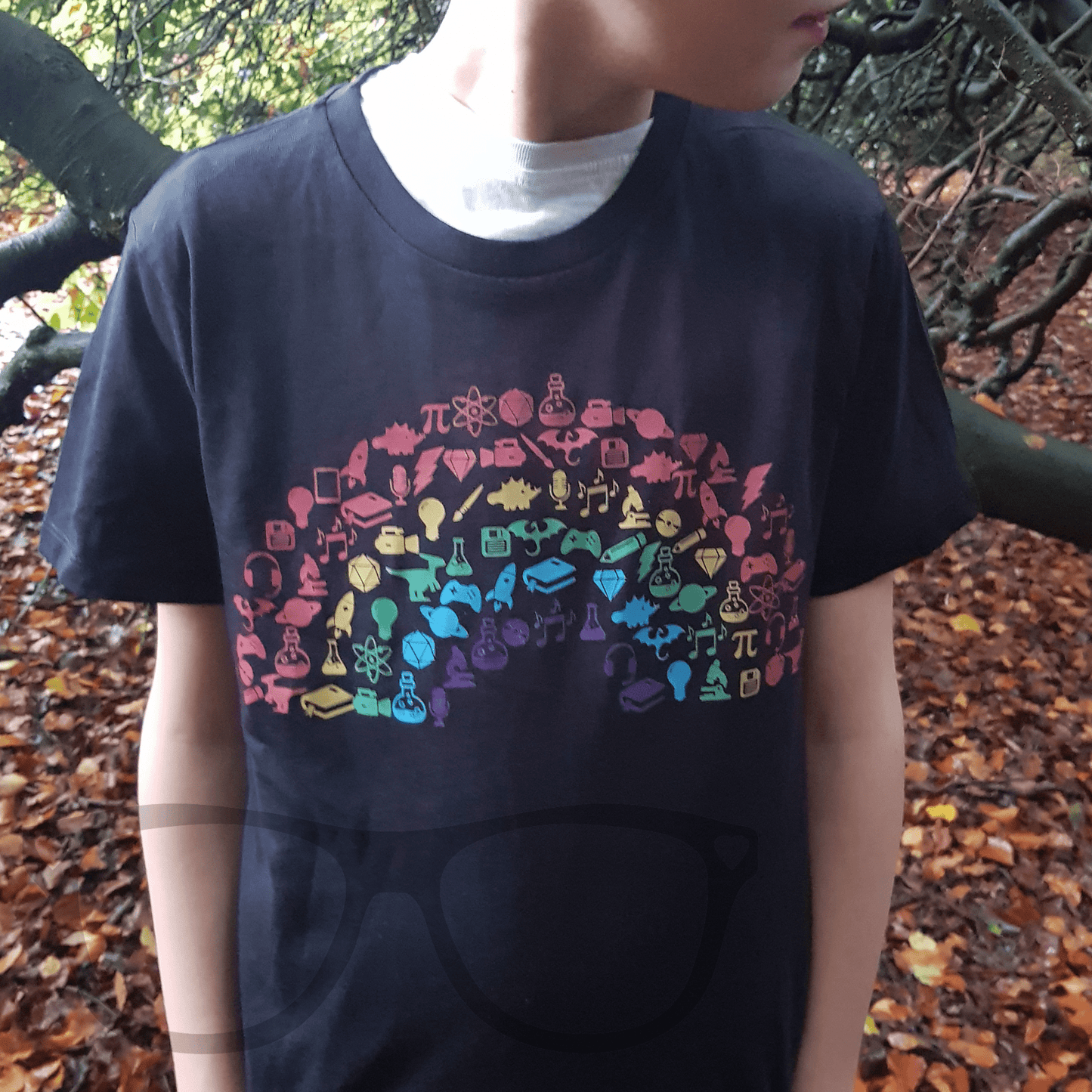 Geek Pride Rainbow T-shirt – Show Off Your Geeky Passions in Style - Mini Geek Boutique