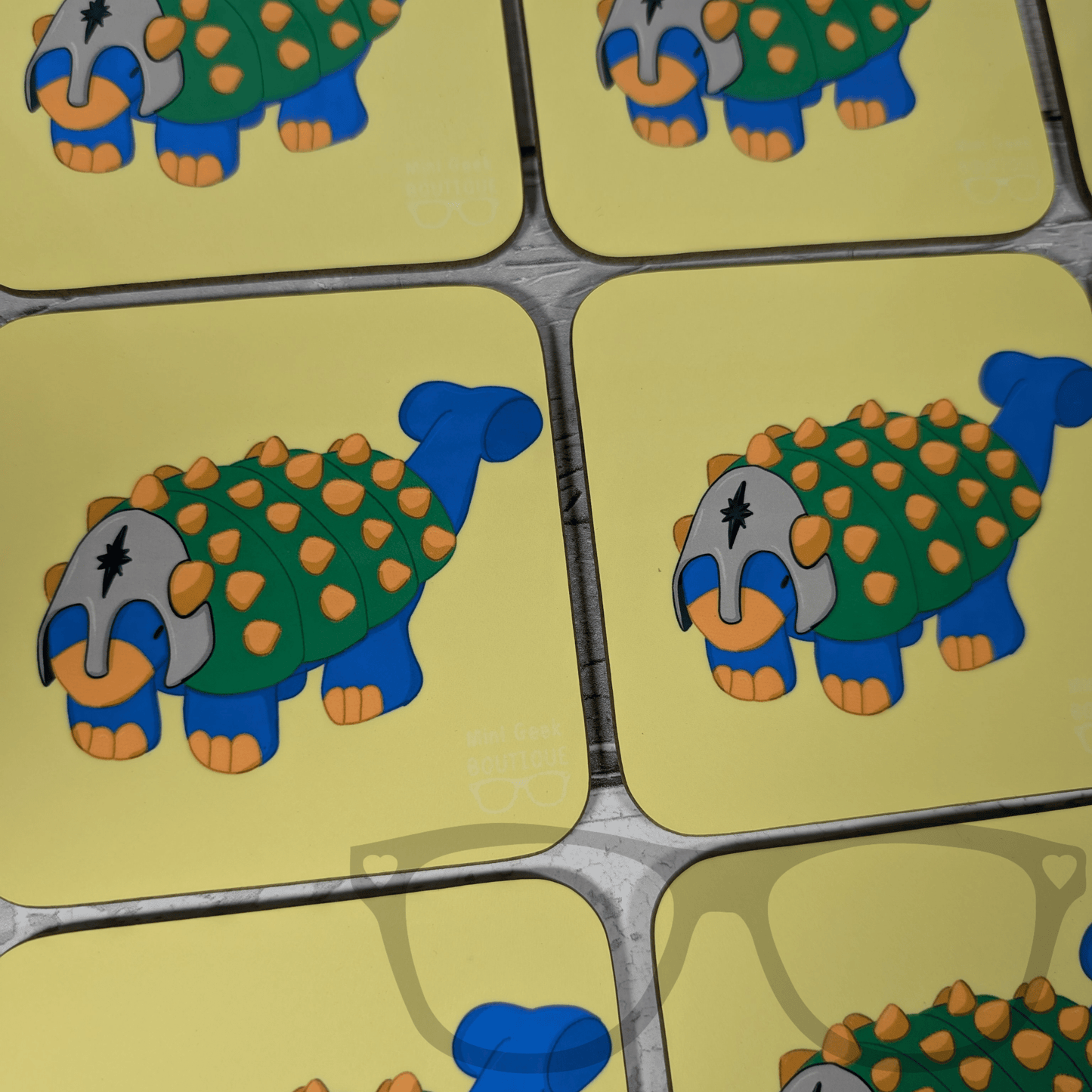 Hank the Paladin Coaster - Mini Geek Boutique