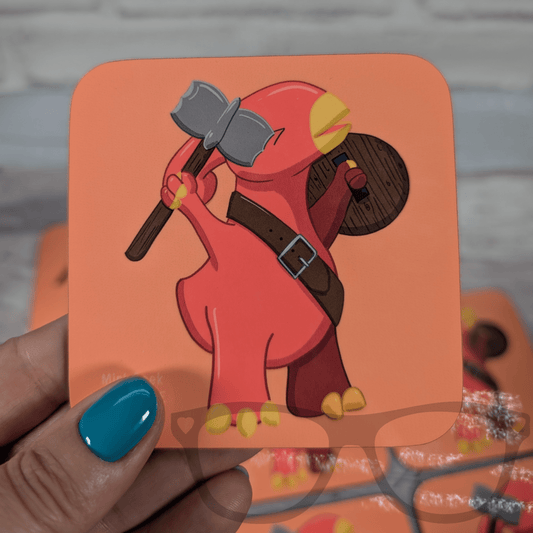 Irene the Barbarian Coaster - Mini Geek Boutique