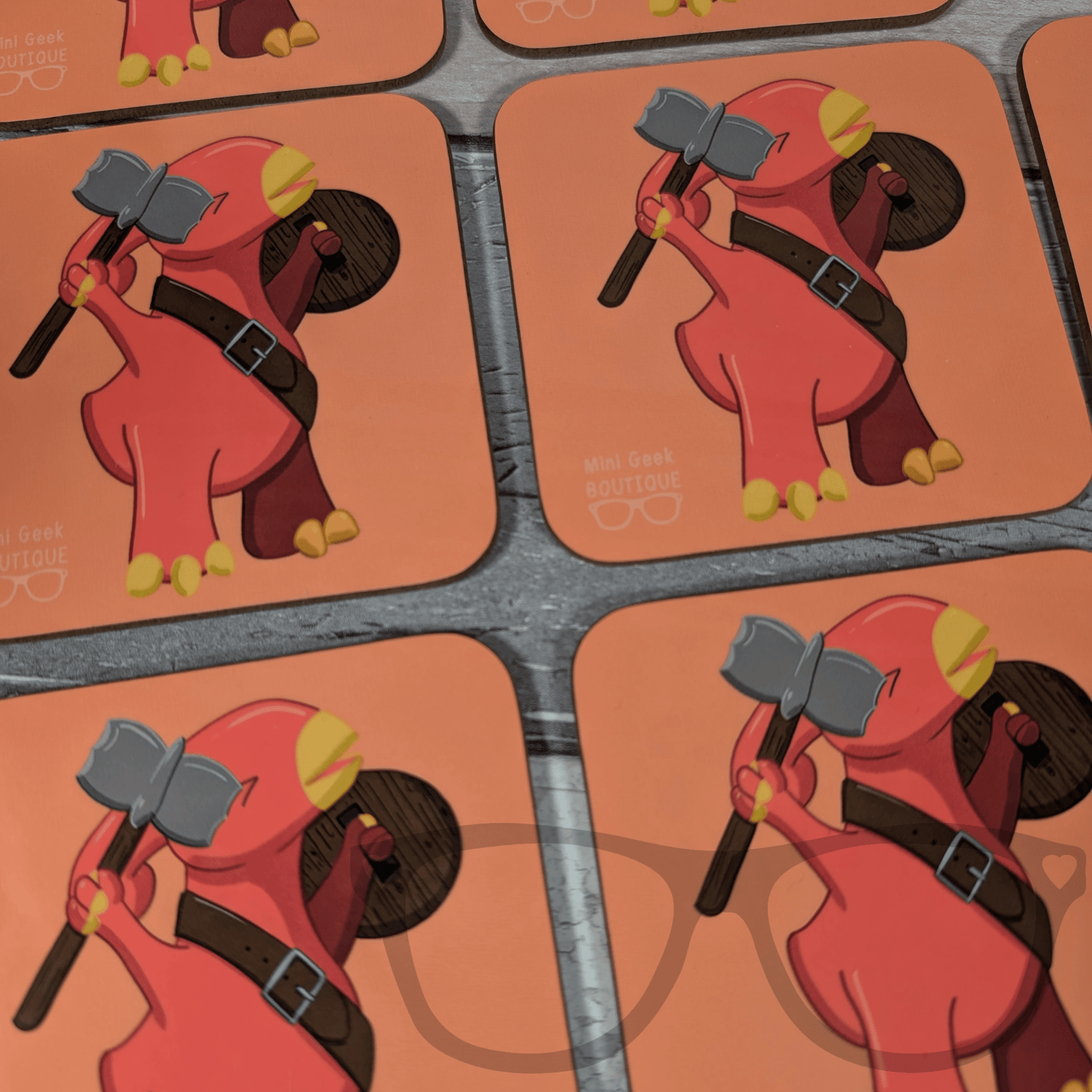 Irene the Barbarian Coaster - Mini Geek Boutique