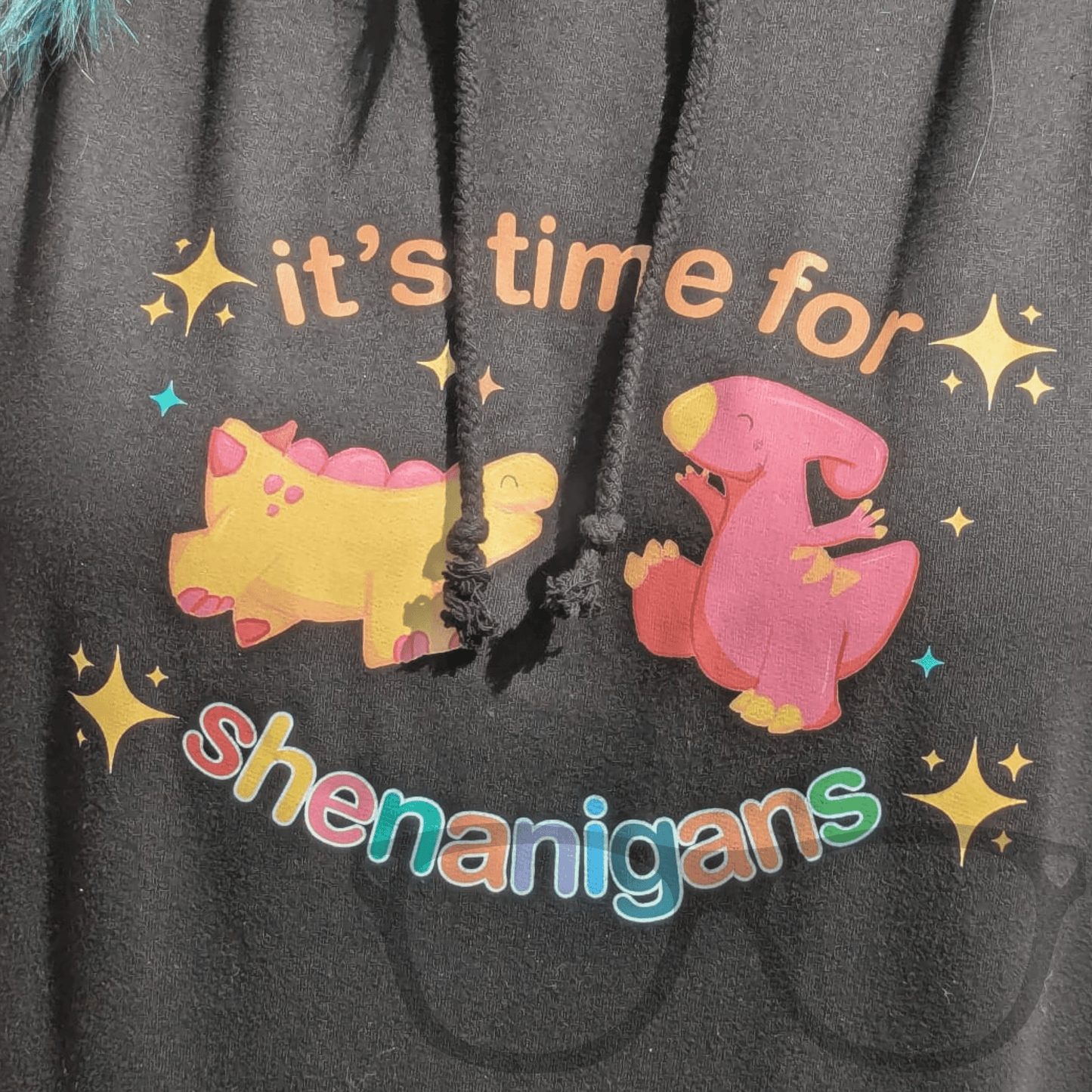 It’s Time for Shenanigans! Dino Hoodie - Mini Geek Boutique