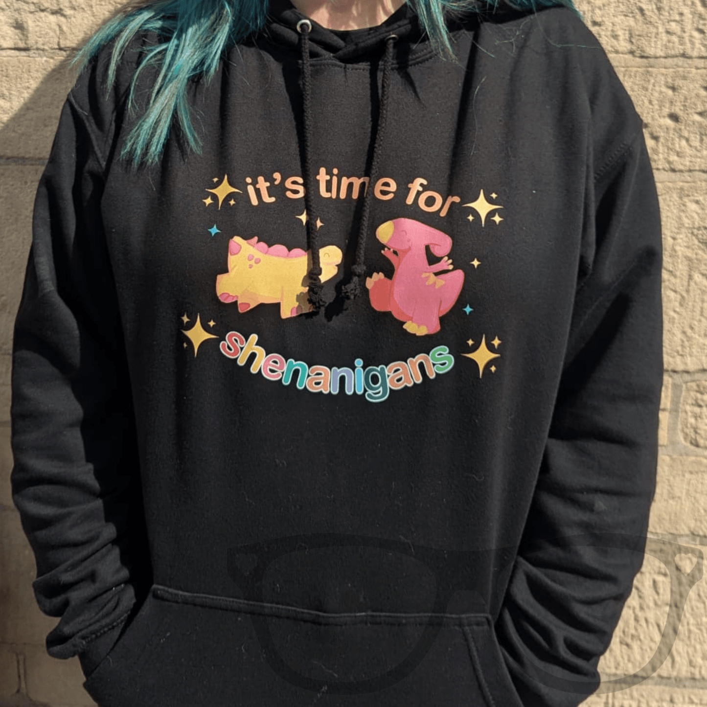 It’s Time for Shenanigans! Dino Hoodie - Mini Geek Boutique