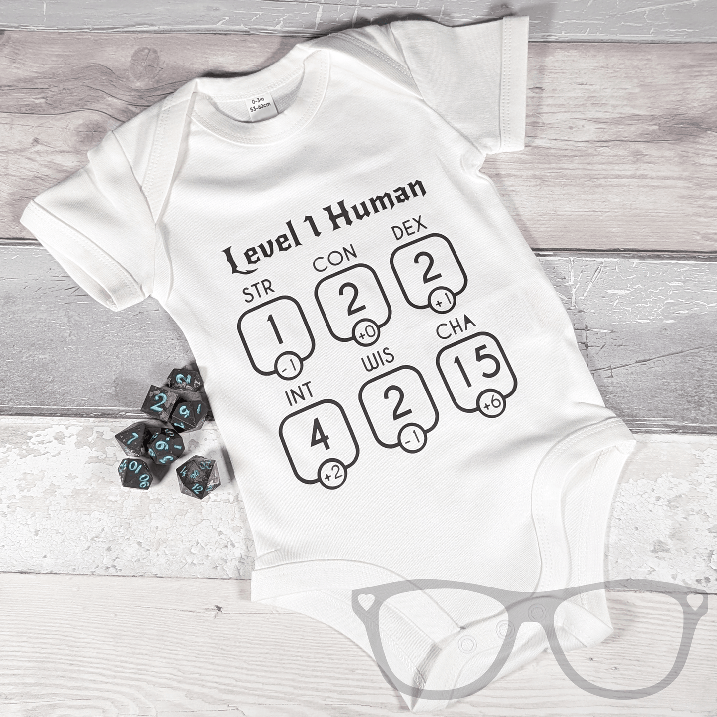 Level 1 Human Baby Bodysuit – The Perfect Gift for Geeky Parents - Mini Geek Boutique