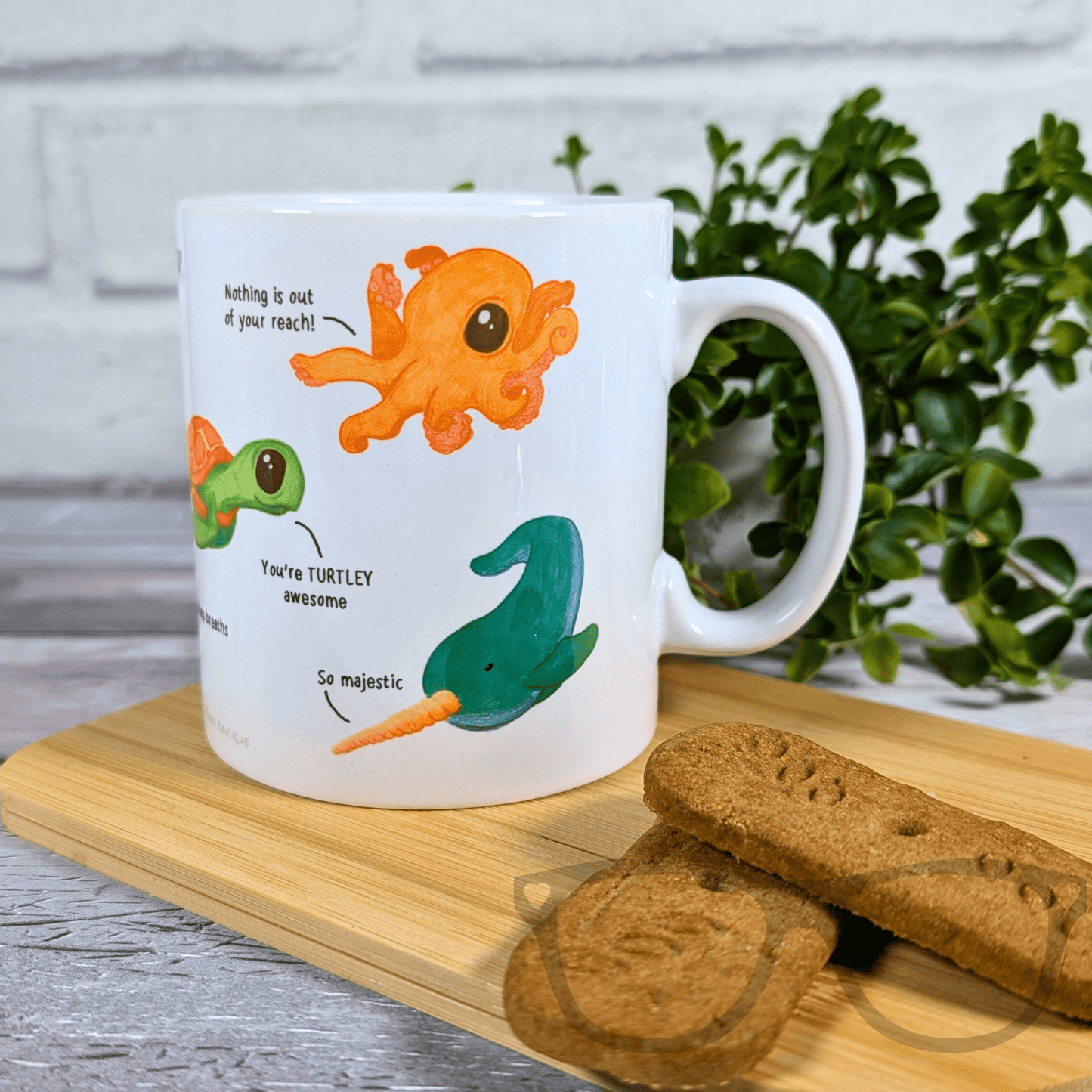 Motivational Marine Life Mug - Mini Geek Boutique