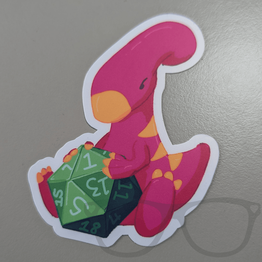 Nat 20 Irene matt vinyl sticker - Mini Geek Boutique