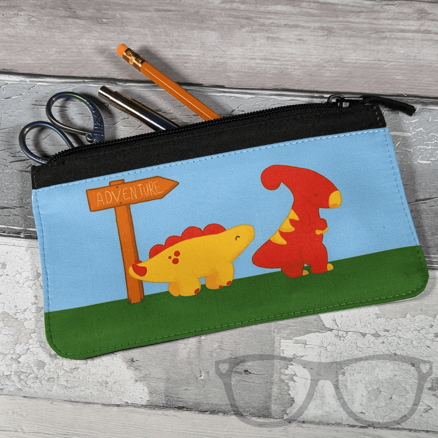 Pencil Case - Derek and Irene go on Adventure - Mini Geek Boutique
