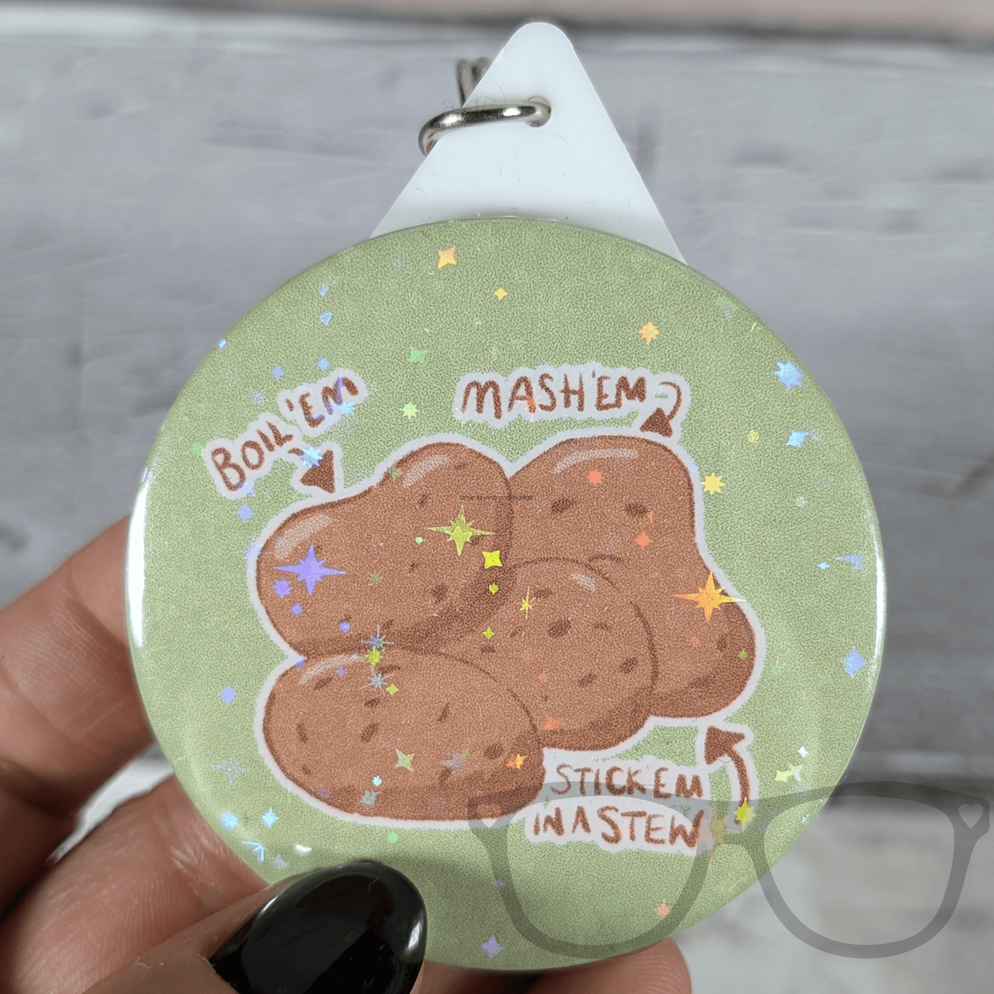 Potato 58mm Badge - Mini Geek Boutique