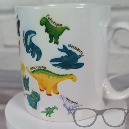 A to Z of dinosaurs Ceramic mug