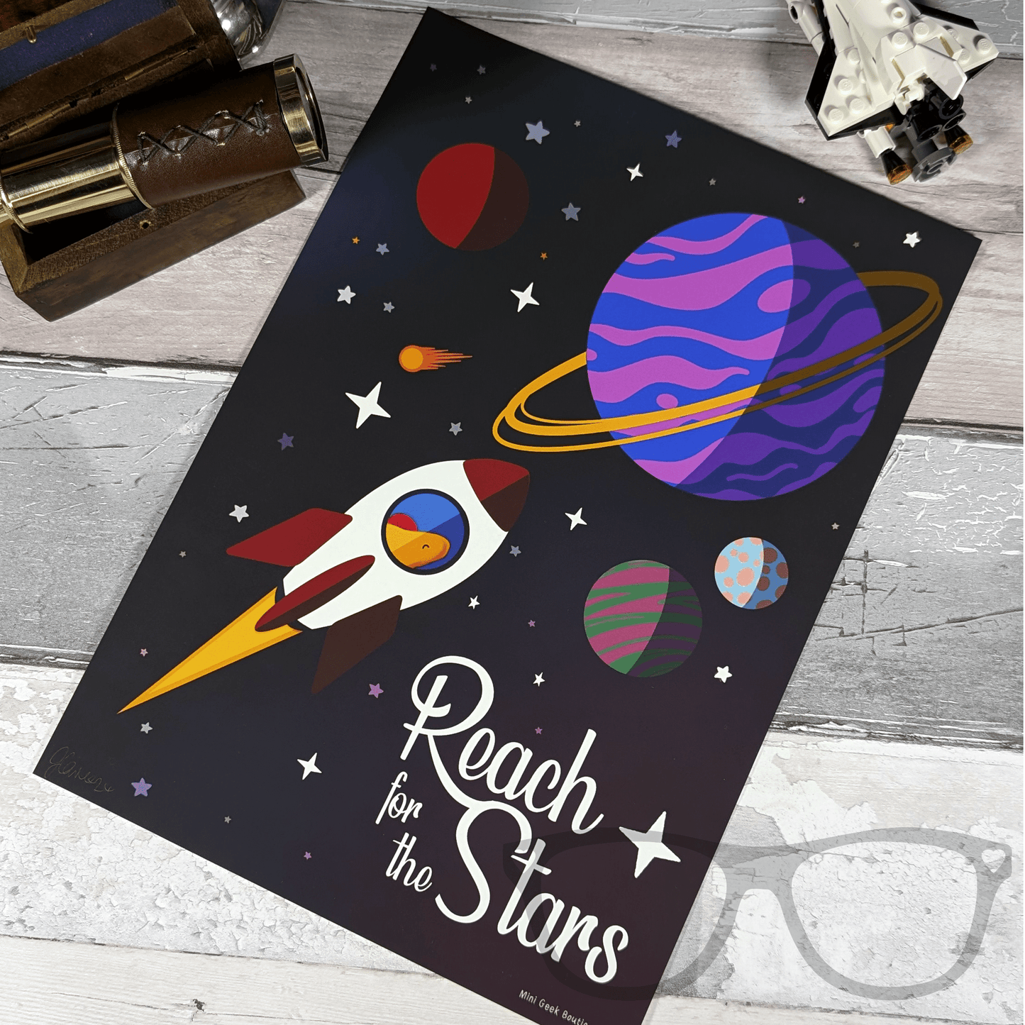 Reach for the stars Art Print - Mini Geek Boutique