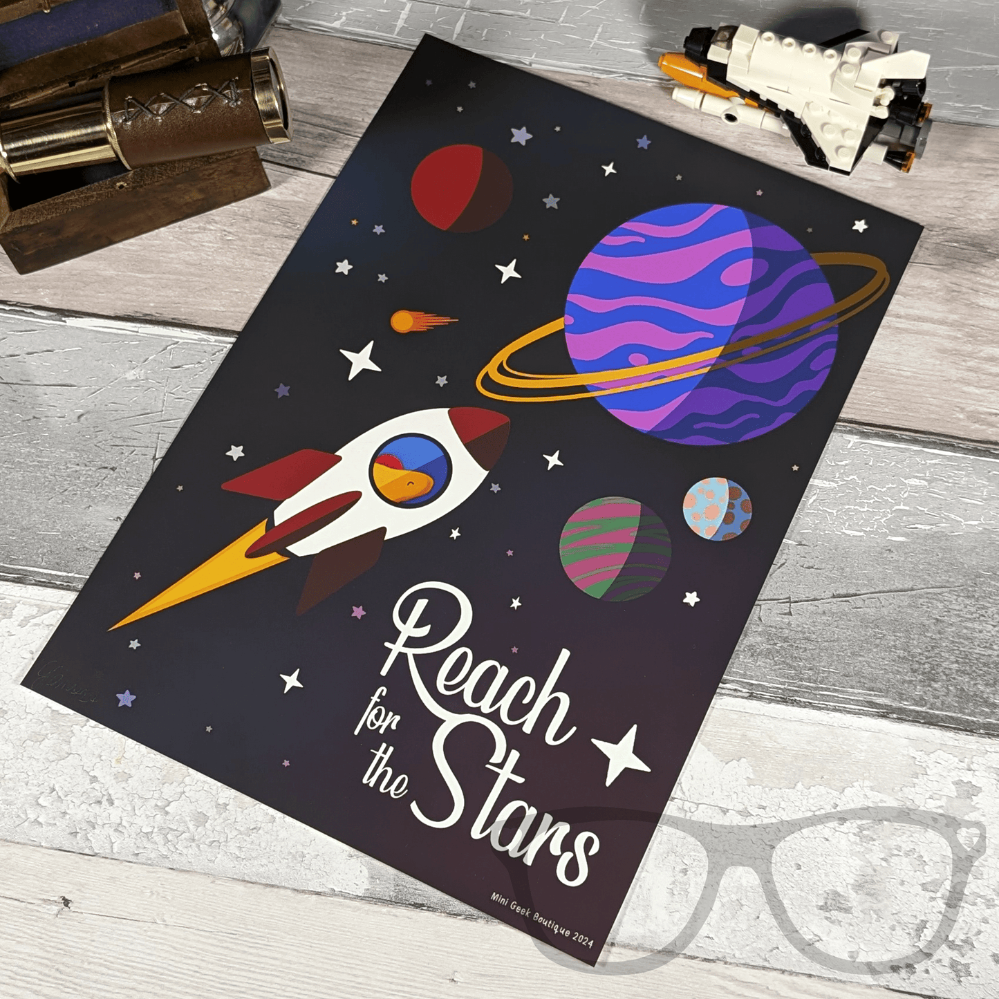 Reach for the stars Art Print - Mini Geek Boutique