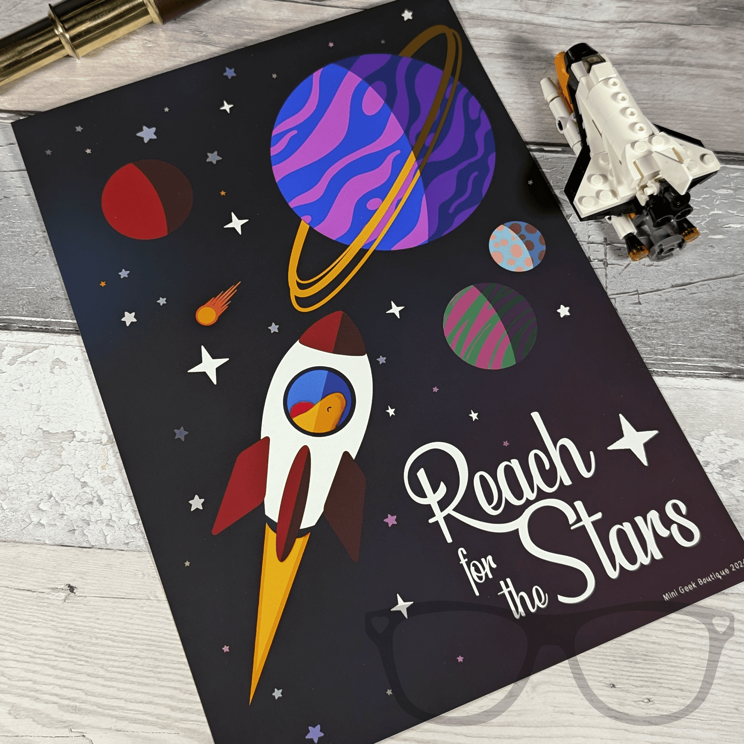 Reach for the stars Art Print - Mini Geek Boutique