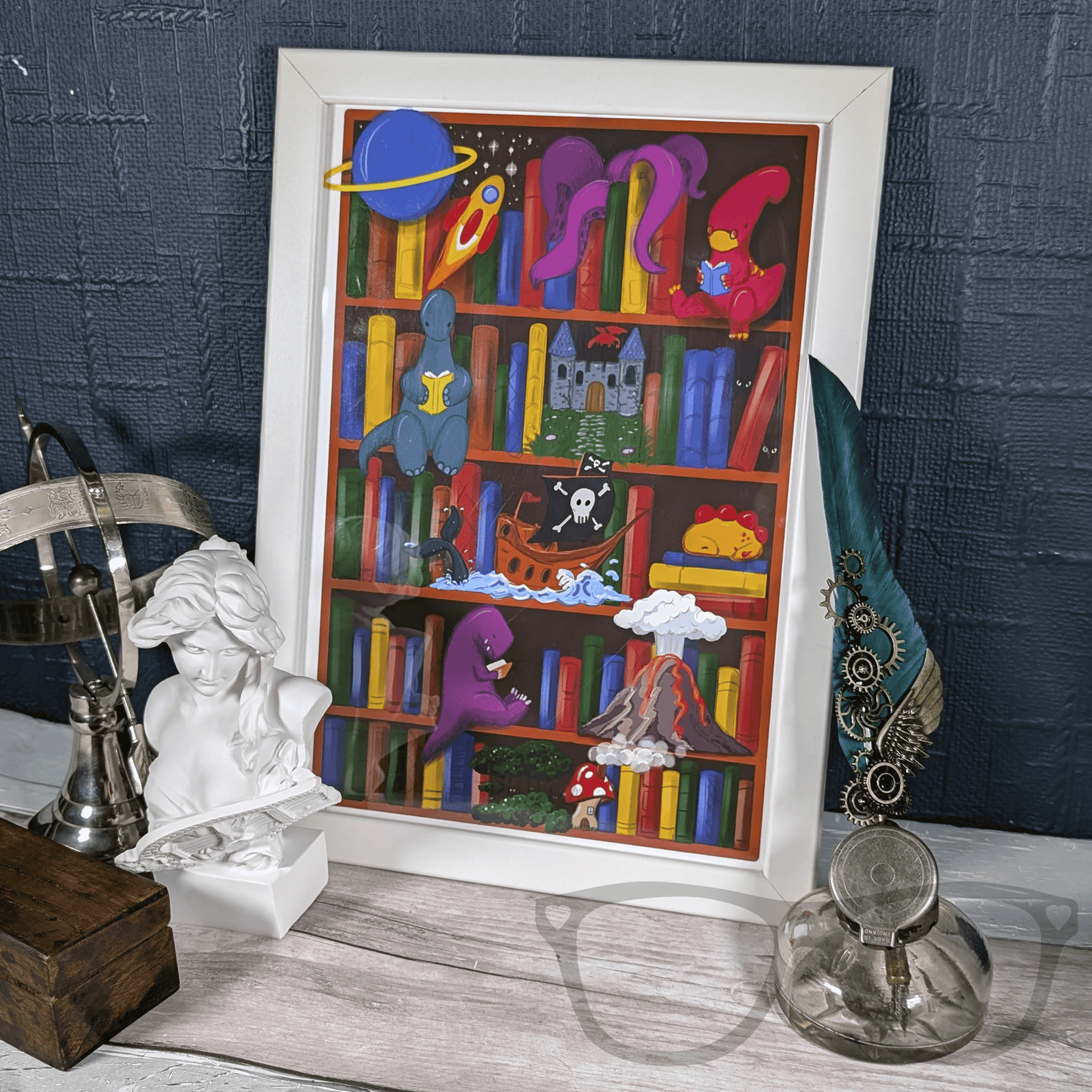 Reading is Magic A4 print - Mini Geek Boutique