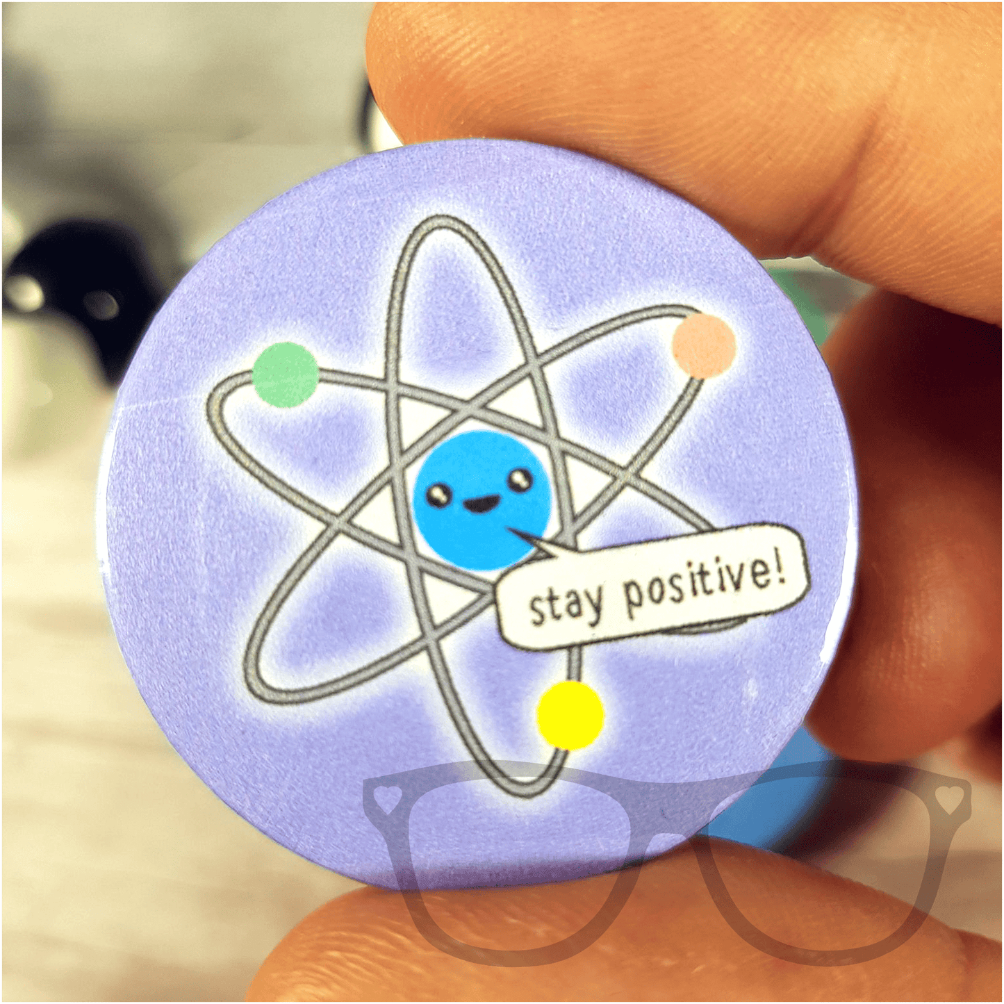 Science 38mm badge set - Mini Geek Boutique