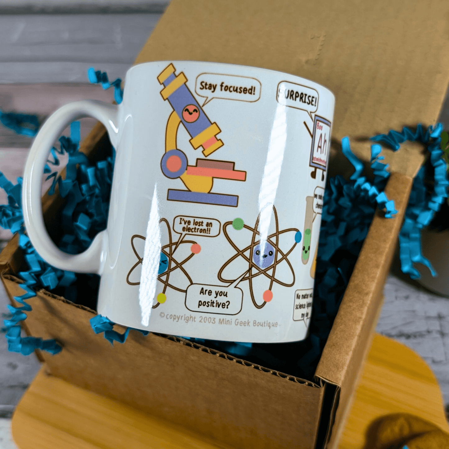 Science Pun Ceramic Mug - Mini Geek Boutique
