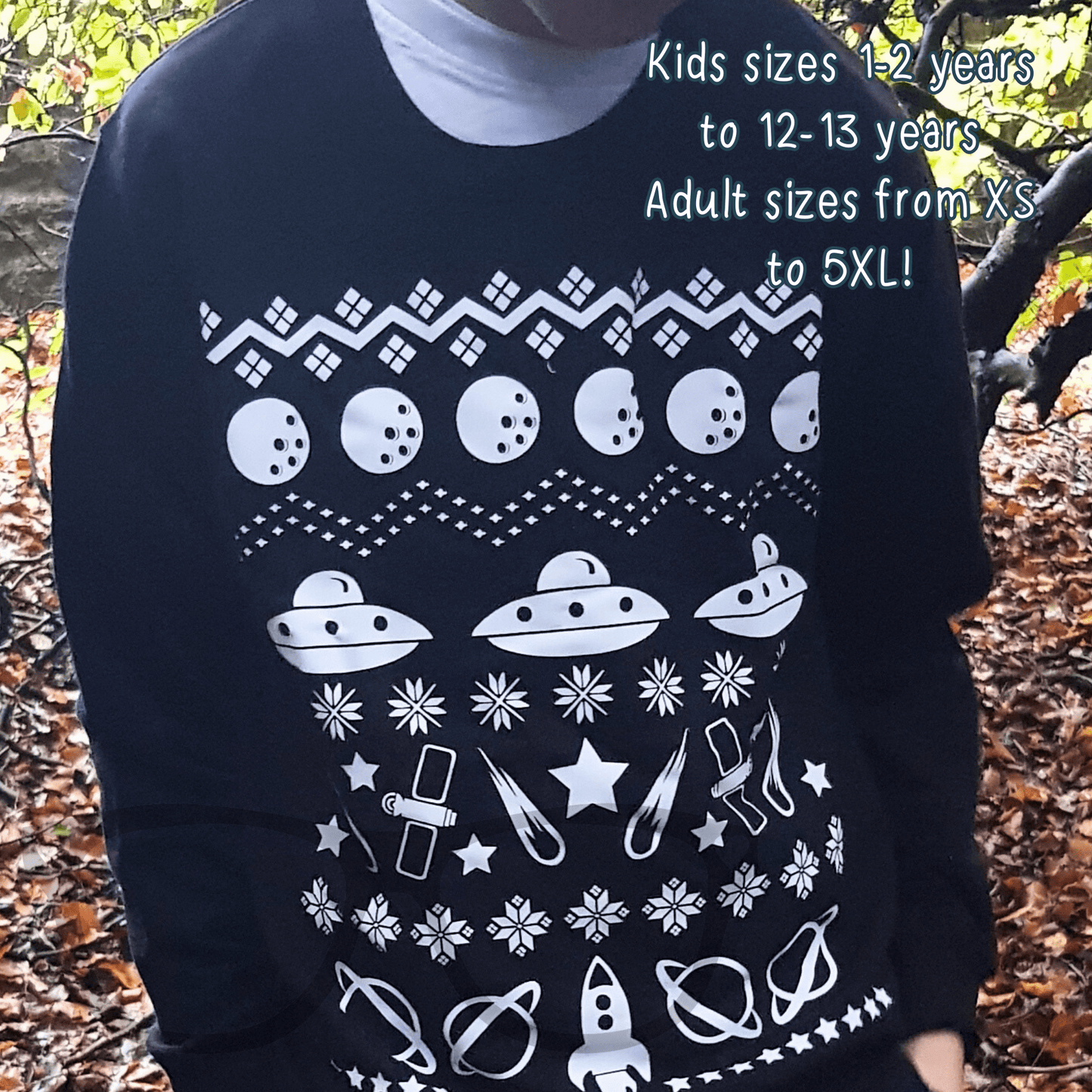 Space Christmas Sweater - Mini Geek Boutique