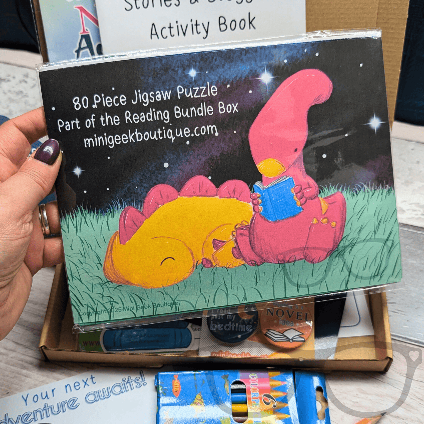 Stories and Steggies Bundle Letter box Activity Box - Mini Geek Boutique