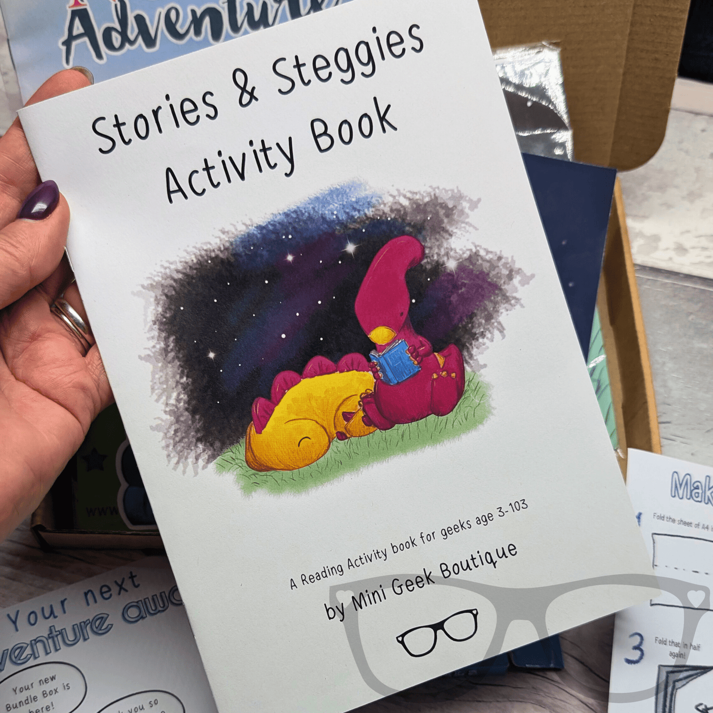 Stories and Steggies Bundle Letter box Activity Box - Mini Geek Boutique