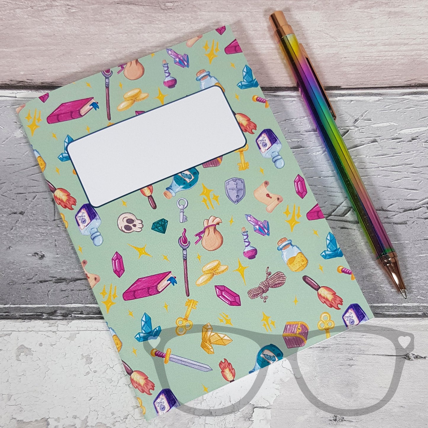 Adventure Journal A6 Notebook - Perfect for Tabletop Gaming & Real - Life Notes - Mini Geek Boutique