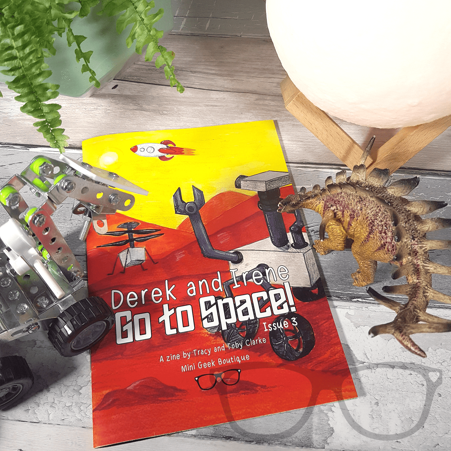 Issue 3 of Derek & Irene Zine – Space Adventure with Derek and Irene | Kids Story & Activity Zine - Mini Geek Boutique