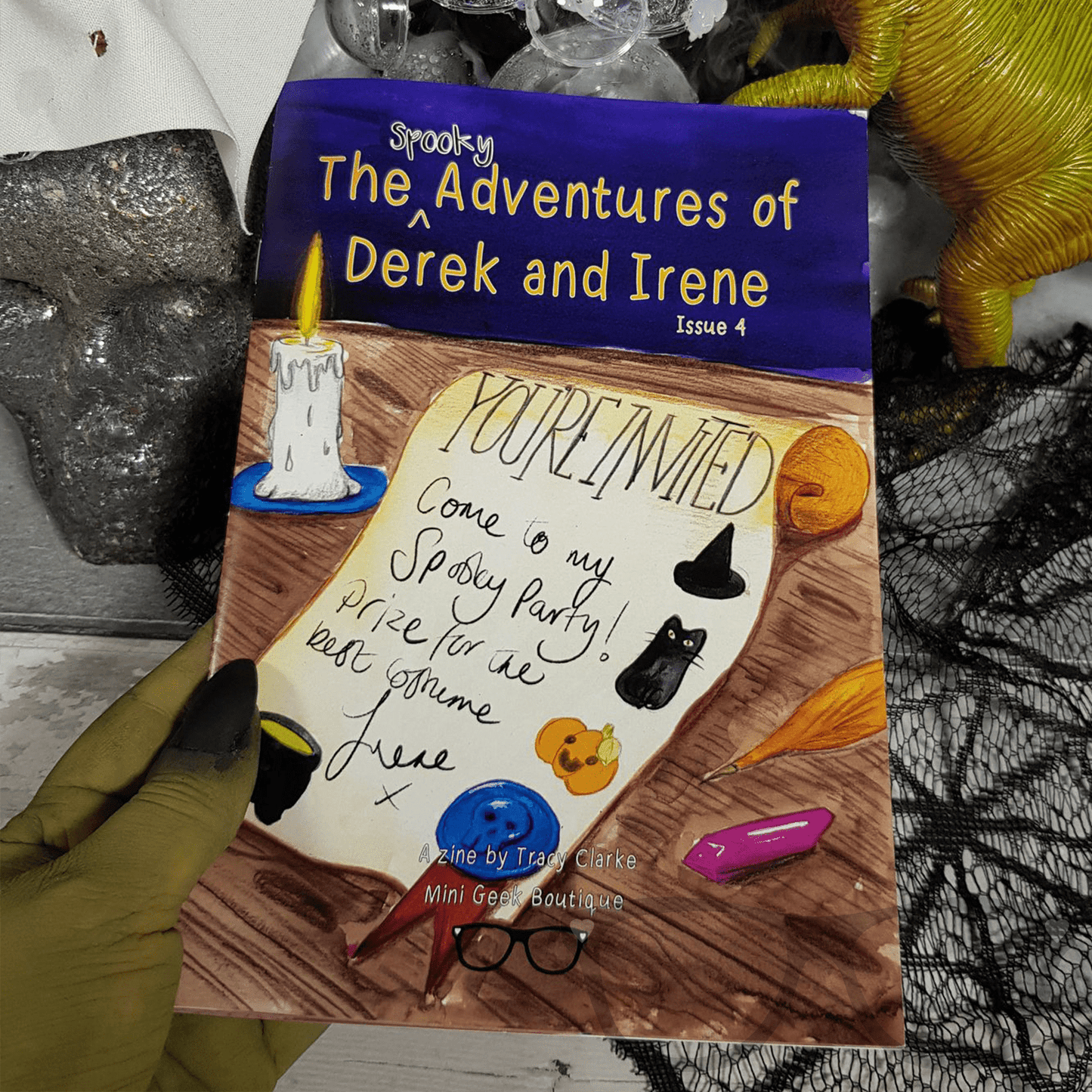 Issue 4 Halloween edition The Spooky Adventures of Derek and Irene Zine - Mini Geek Boutique