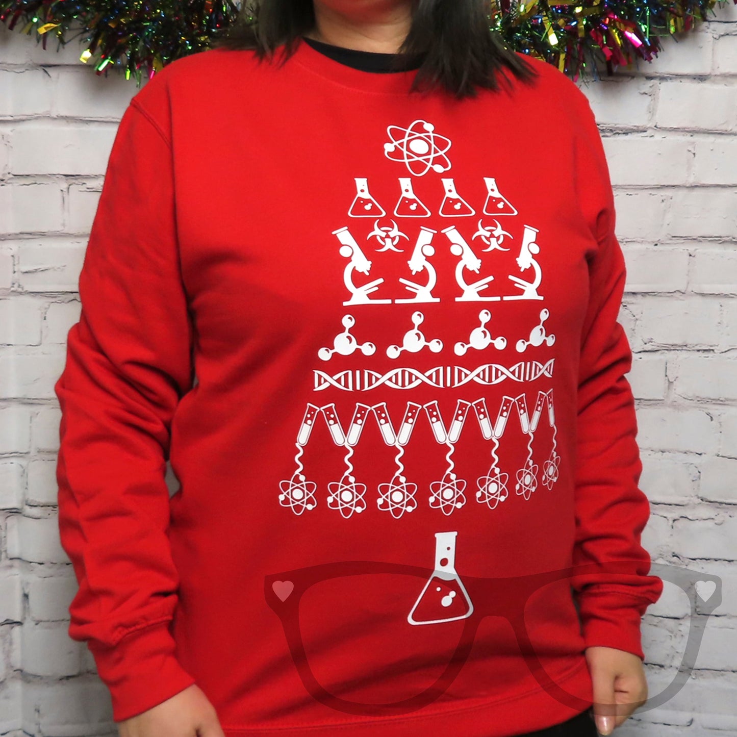 Science Christmas Sweater - Mini Geek Boutique