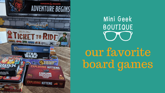 8 Boardgames to play with your family - Mini Geek Boutique