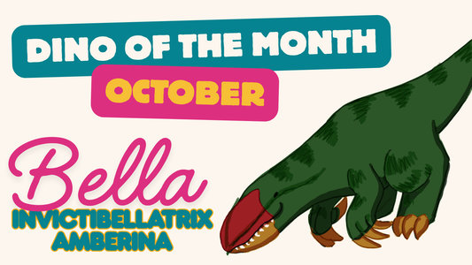 Dino of the Month; Bella the Invictibellatrix amberina