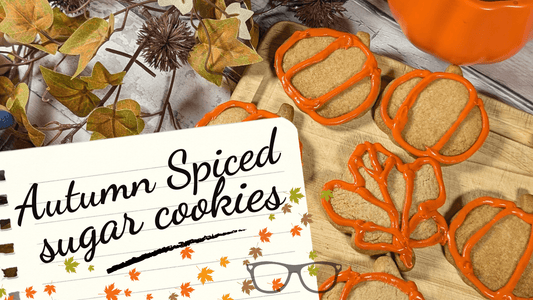 Autumn Spiced Sugar Cookies Recipe - Mini Geek Boutique