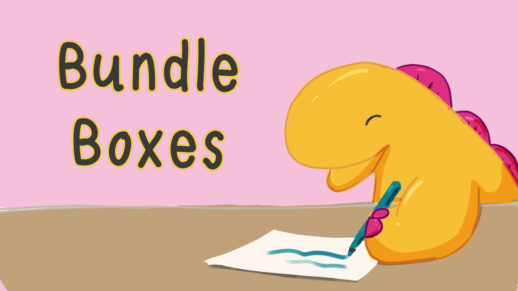 Derek and Irene educational activity box for kids, screen-free learning and creative play