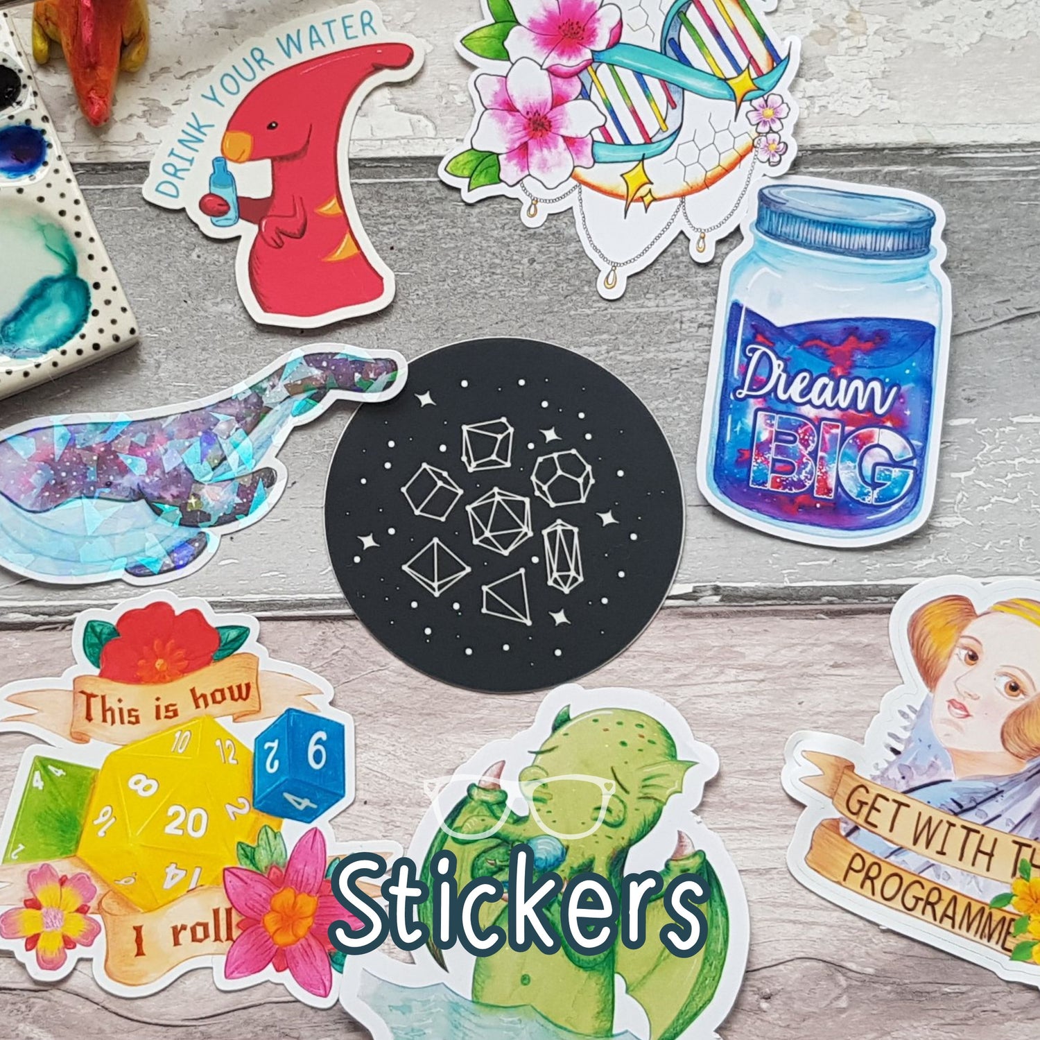 stickers for your geeks by Mini Geek Boutique
