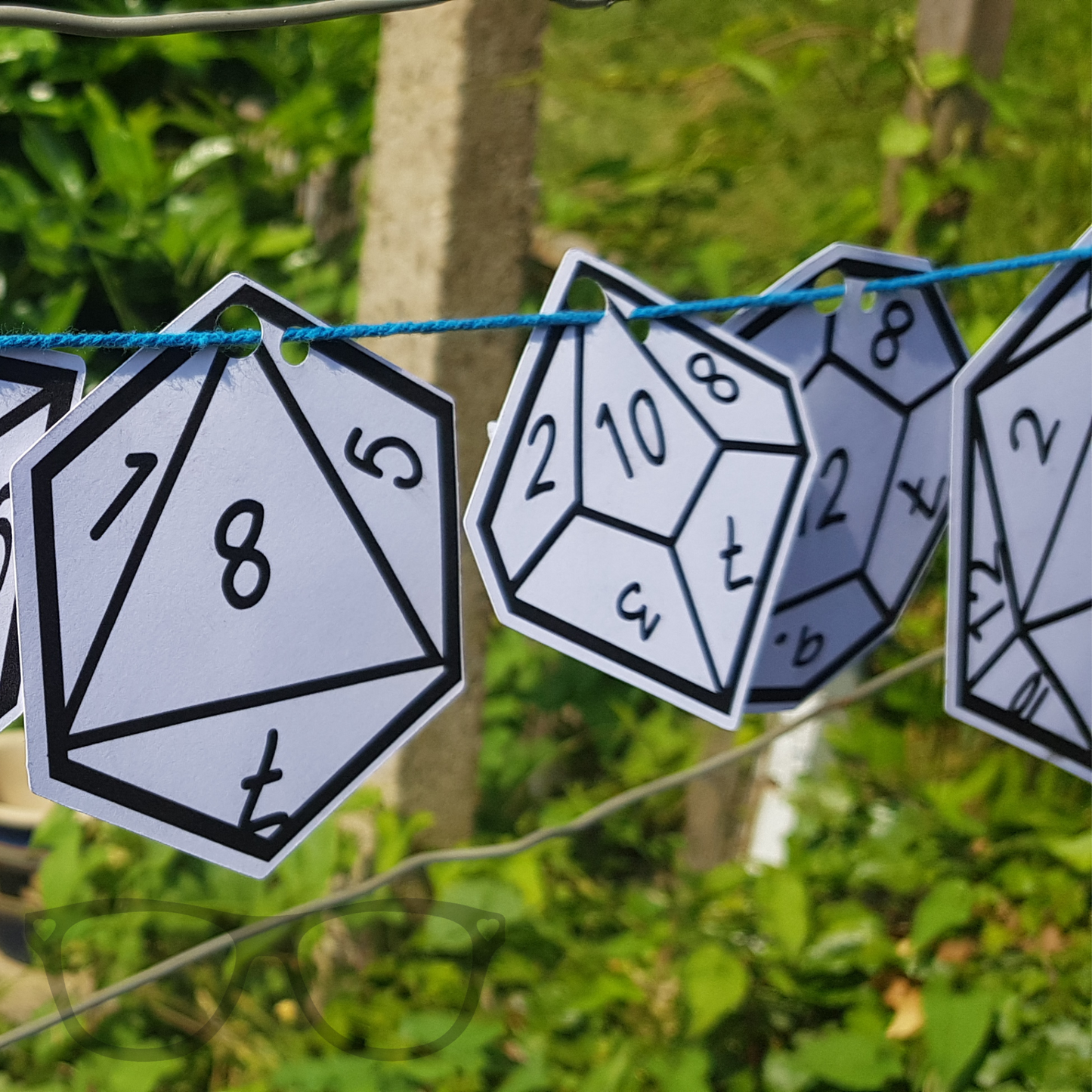 Dice colour in bunting kit - Mini Geek Boutique