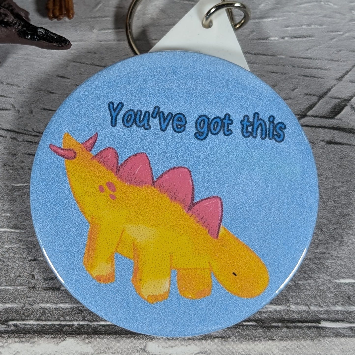 Derek the Stegosaurus You've got this keyring