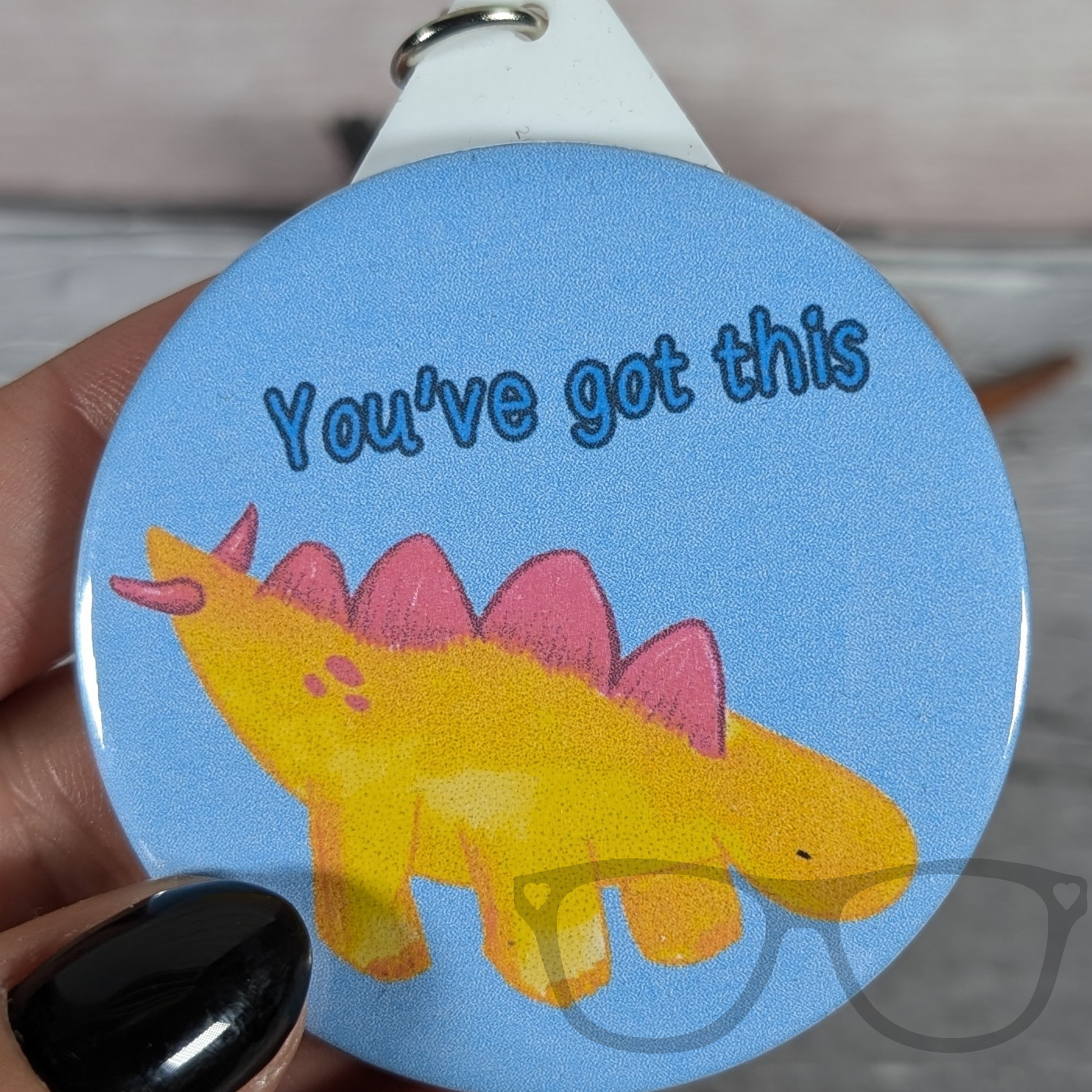 Derek the Stegosaurus You've got this keyring