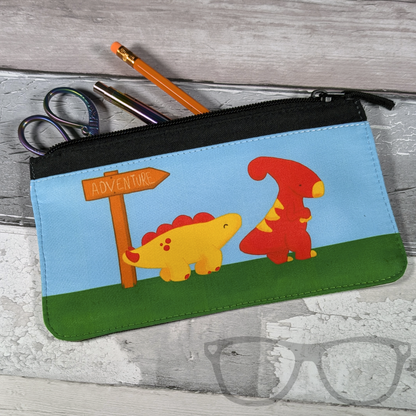 Dinosaur Adventure pencil case with contents (not included)