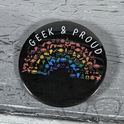 Geek and Proud badge