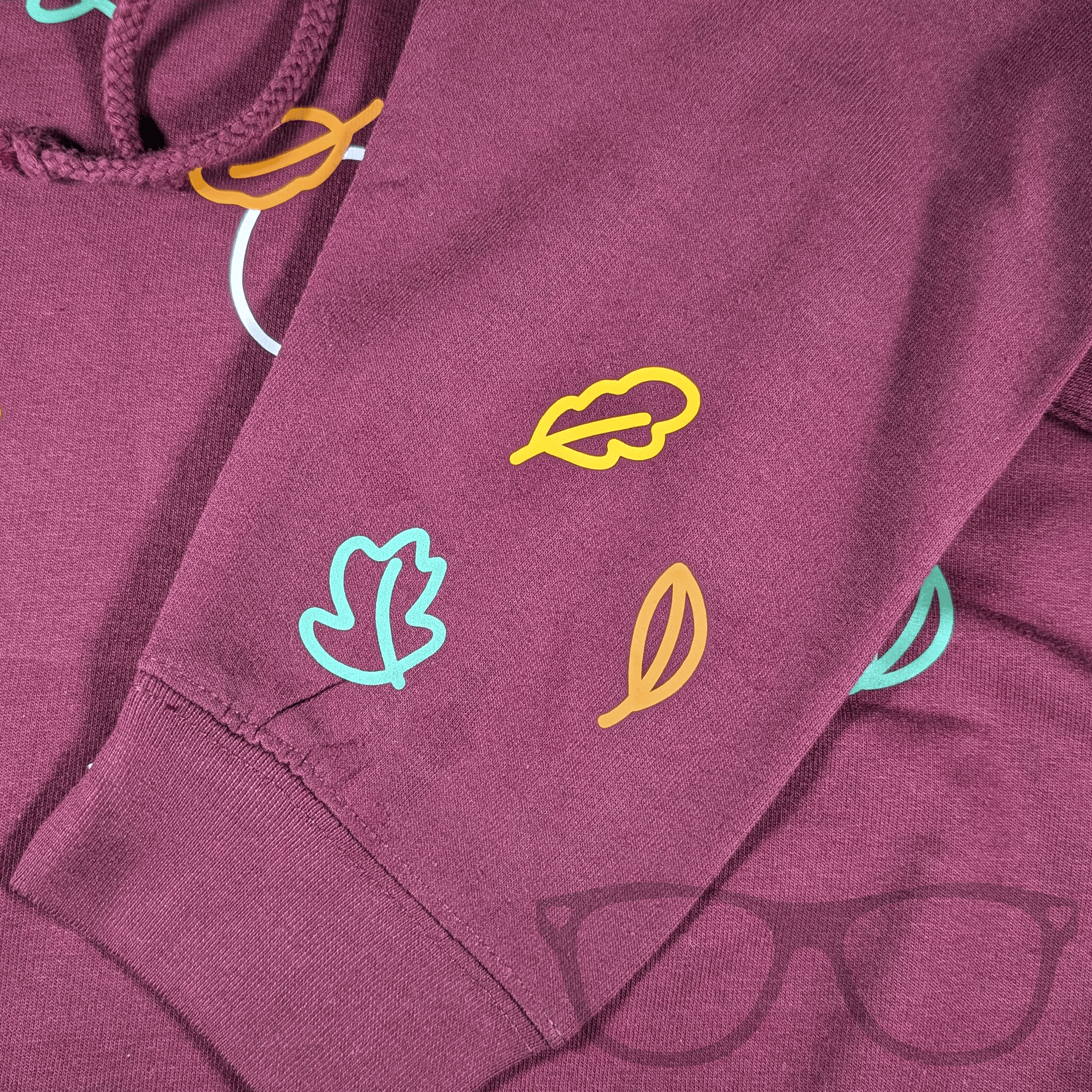 Autumn Leaves Hoodie – Stay Snuggly with Derek the Dinosaur - Mini Geek Boutique