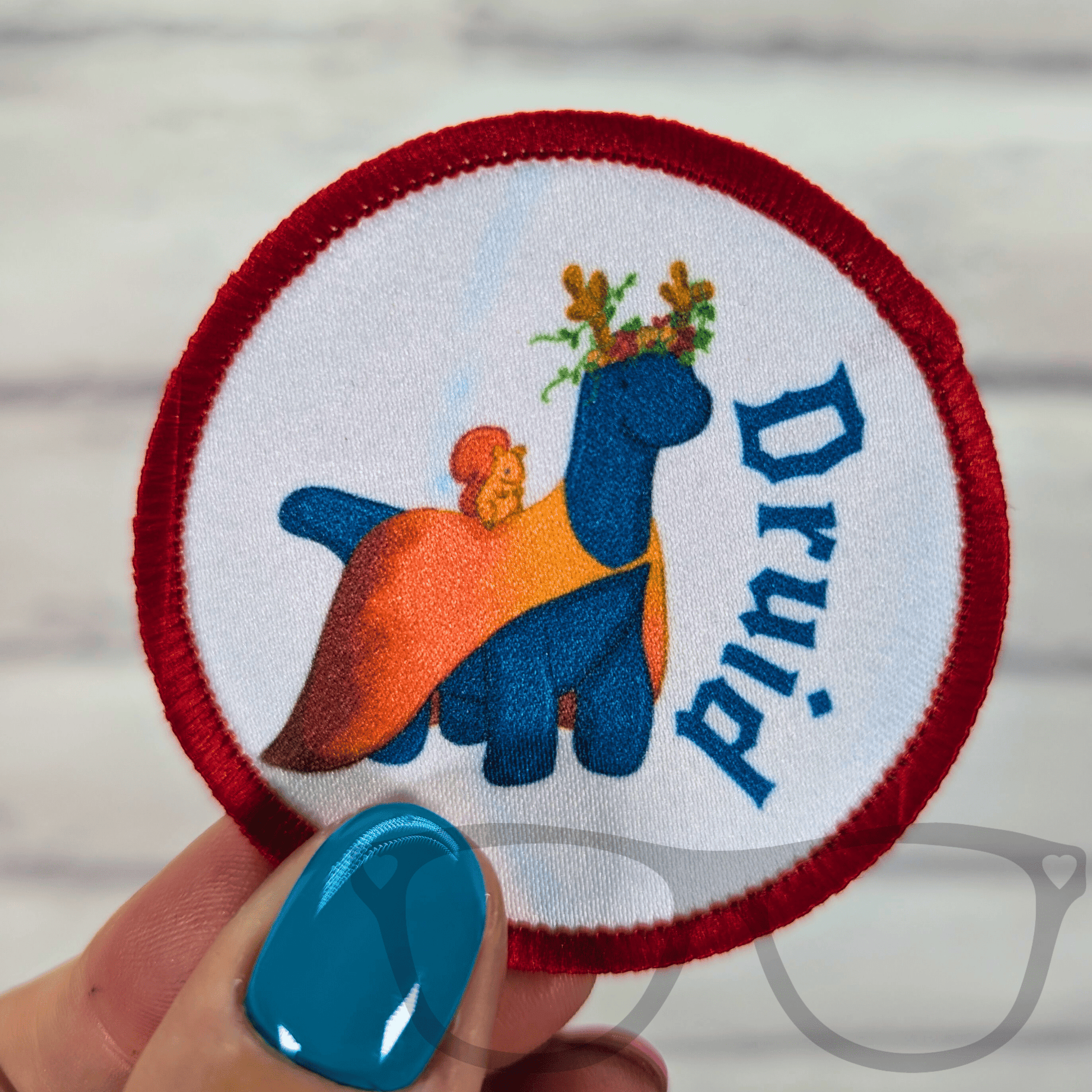 Brenda the Brachiosaurus Druid Patch - Mini Geek Boutique