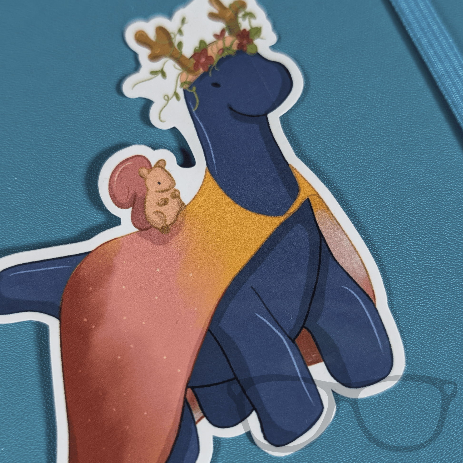 Brenda the Druid Brachiosaurus Dinosaur Vinyl Sticker - Mini Geek Boutique