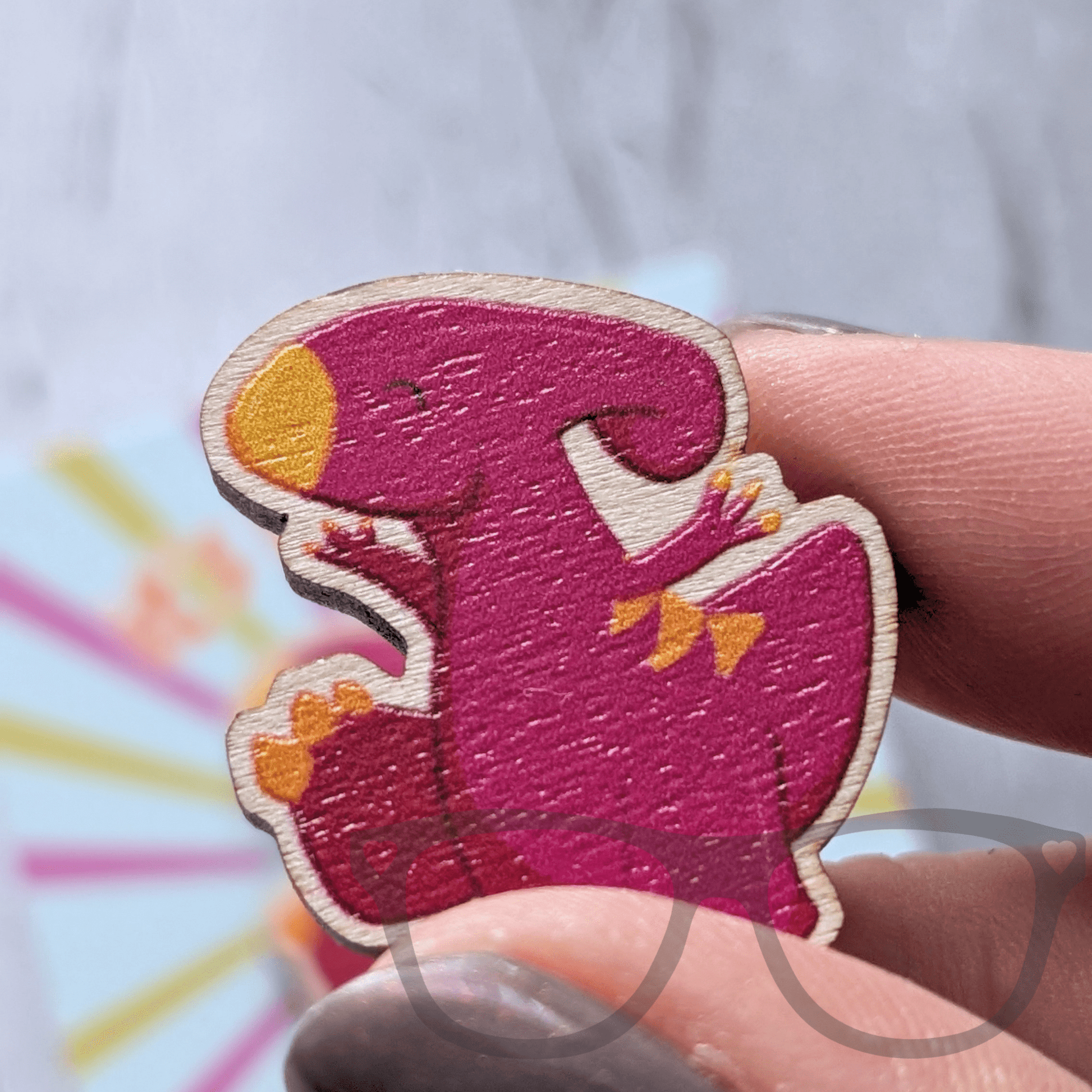 Derek and Irene Wooden Pin Bundle - Mini Geek Boutique