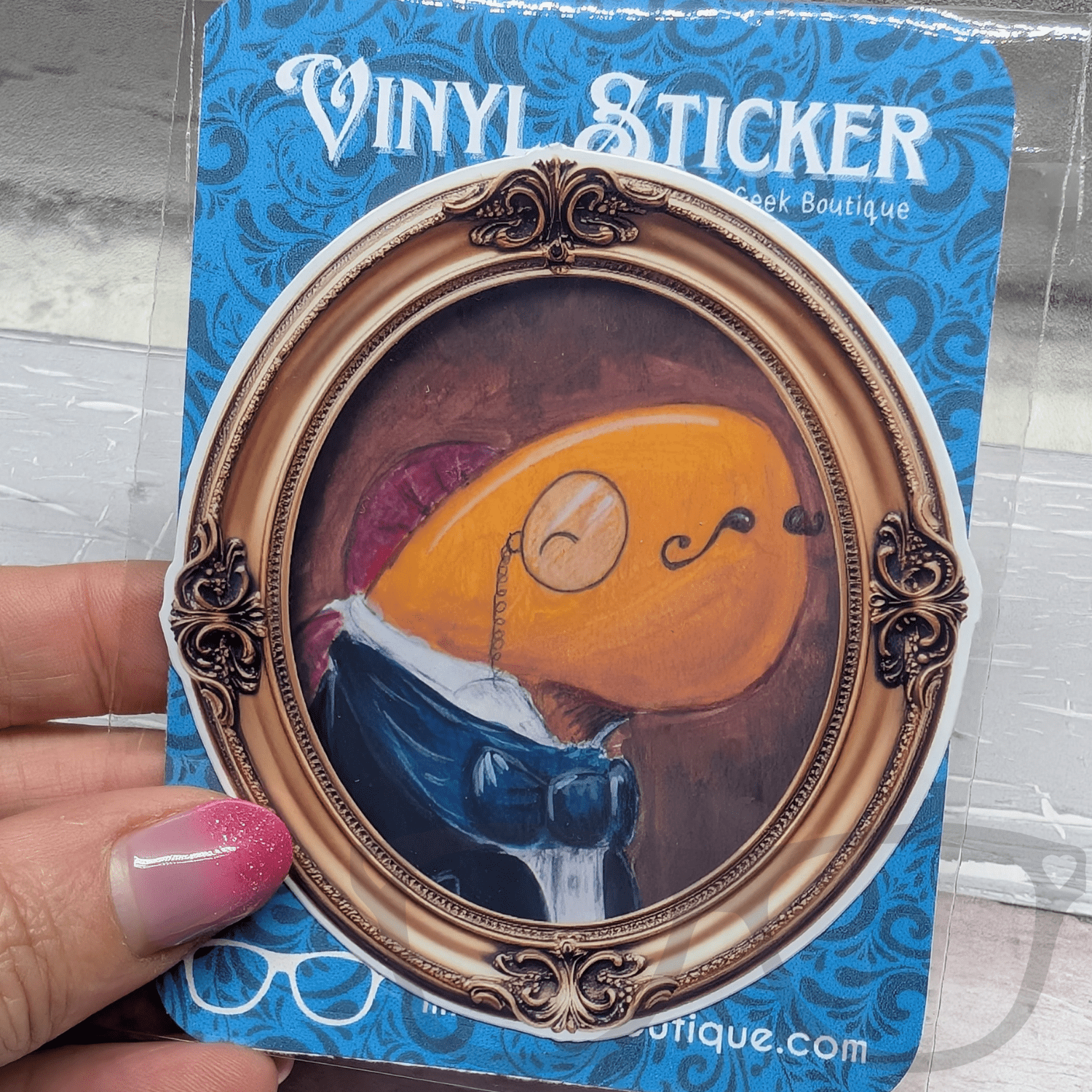 Derek Portrait Vinyl Sticker - Mini Geek Boutique