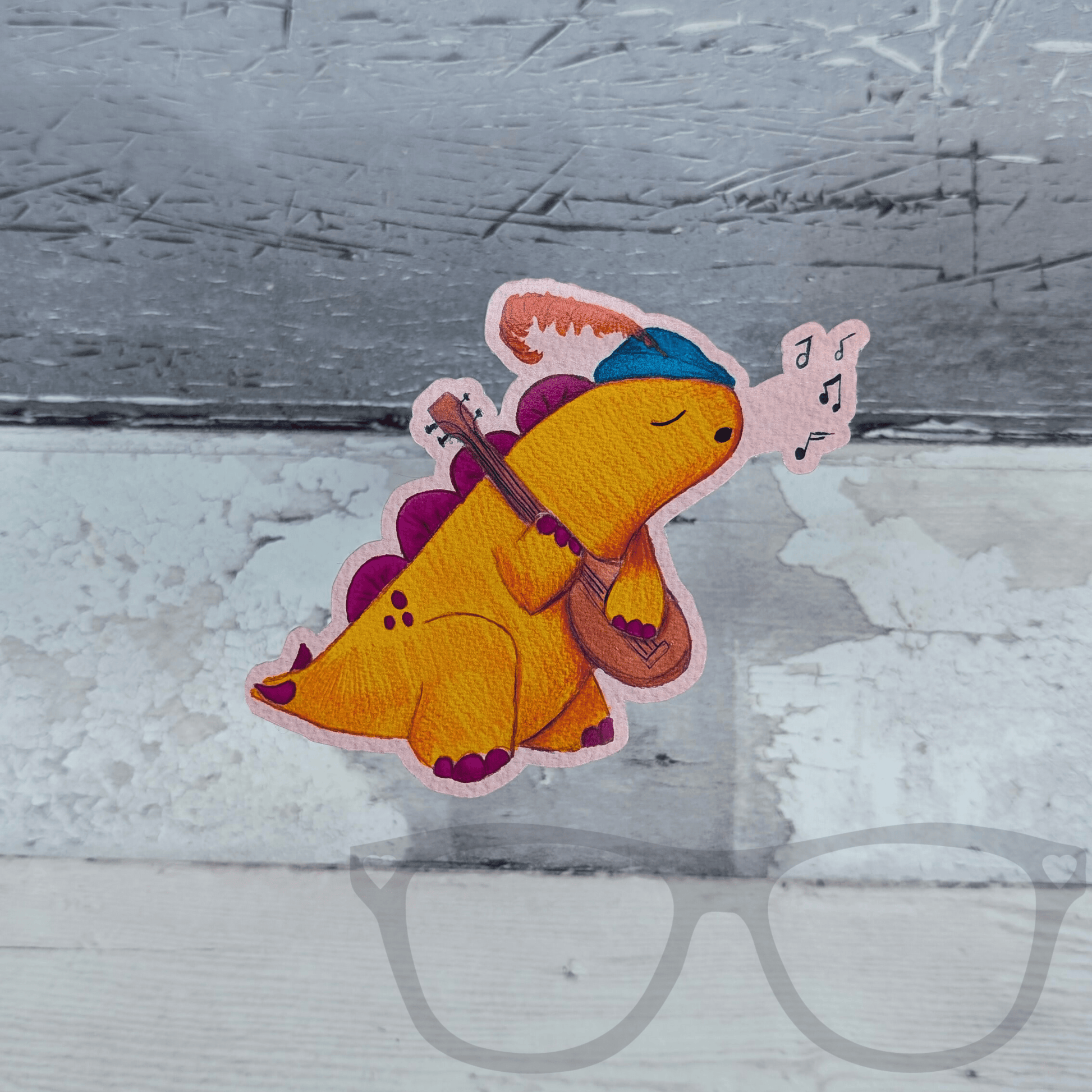 Derek the Bard Glossy die cut sticker - Mini Geek Boutique
