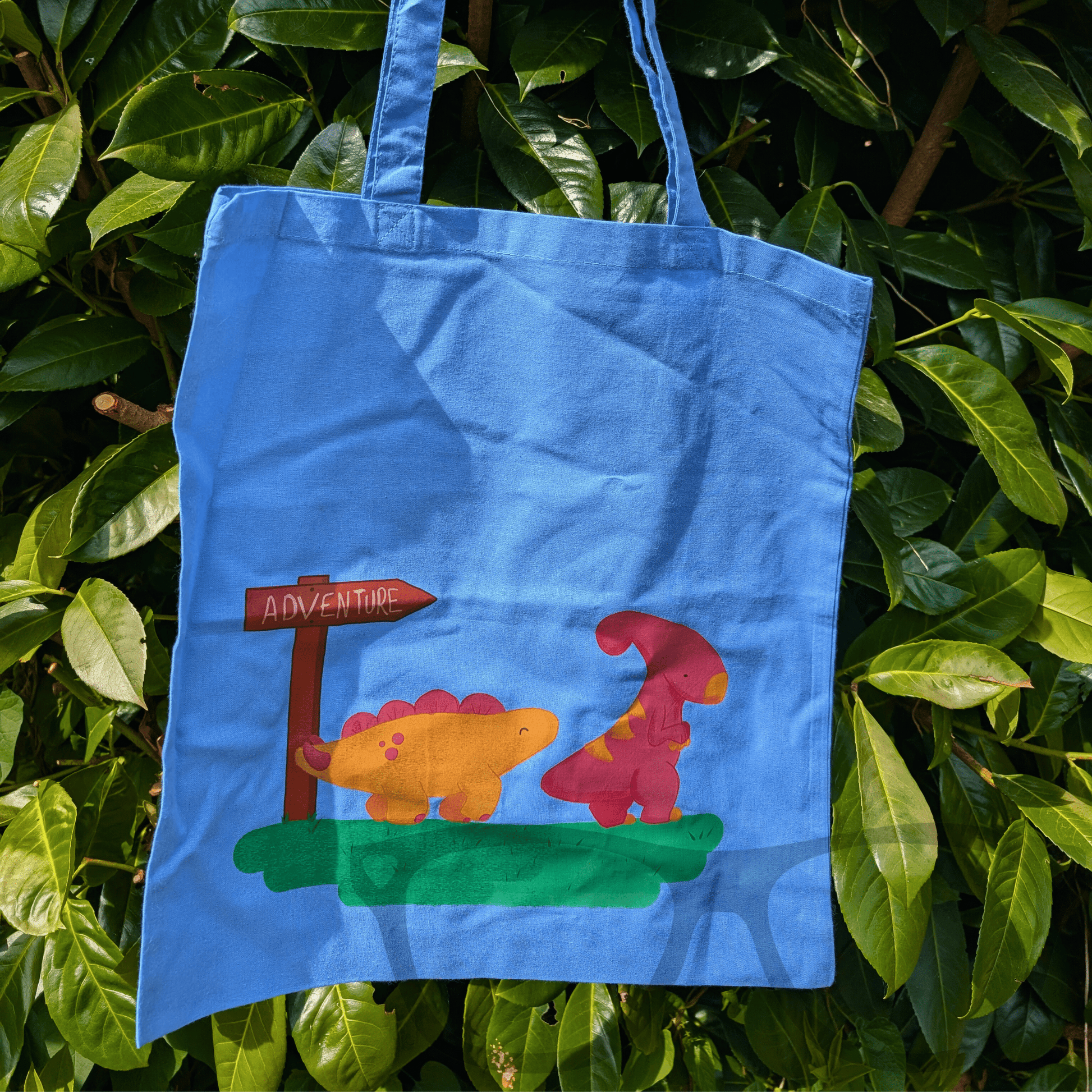Dinosaur Adventure Cotton Tote Bag - Mini Geek Boutique