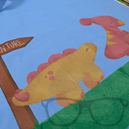 Dinosaur Adventure Cotton Tote Bag - Mini Geek Boutique