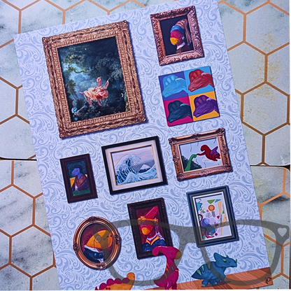Dinosaur Art work A4 Print - Mini Geek Boutique